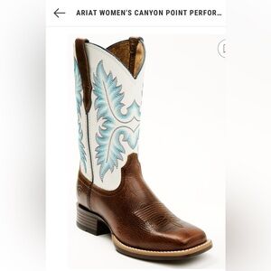 Ariat Women's Canyon Point Heeled Boots - Brown and Blue